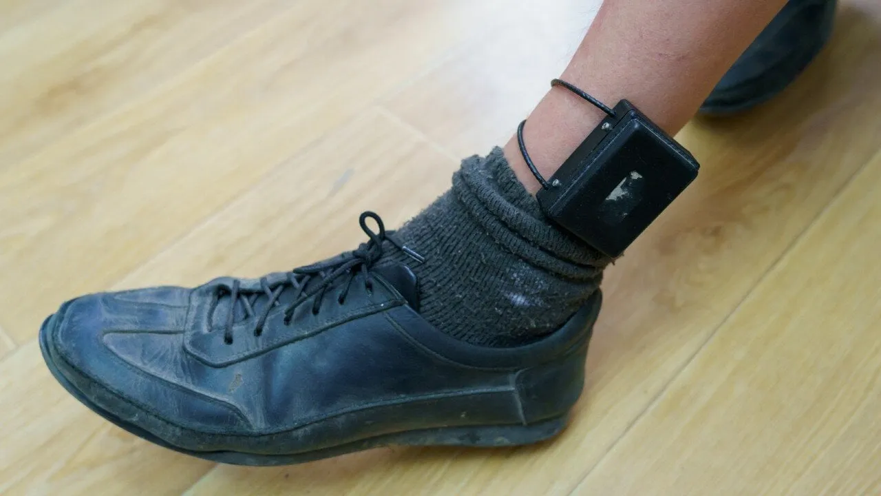 Ankle monitor bracelet. Image: Shutterstock