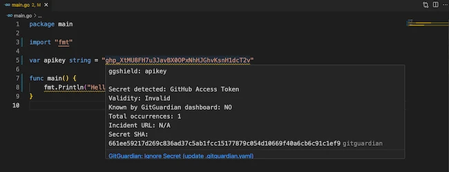 GitGuardian Visual Studio Code