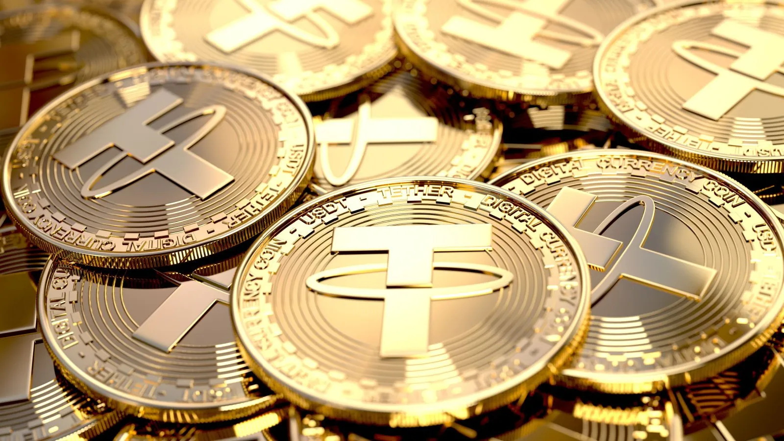 Tether coins. Source: Shutterstock