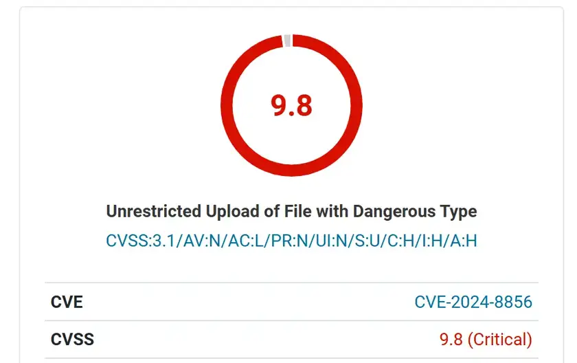 Backup and Staging - CVE-2024-8856